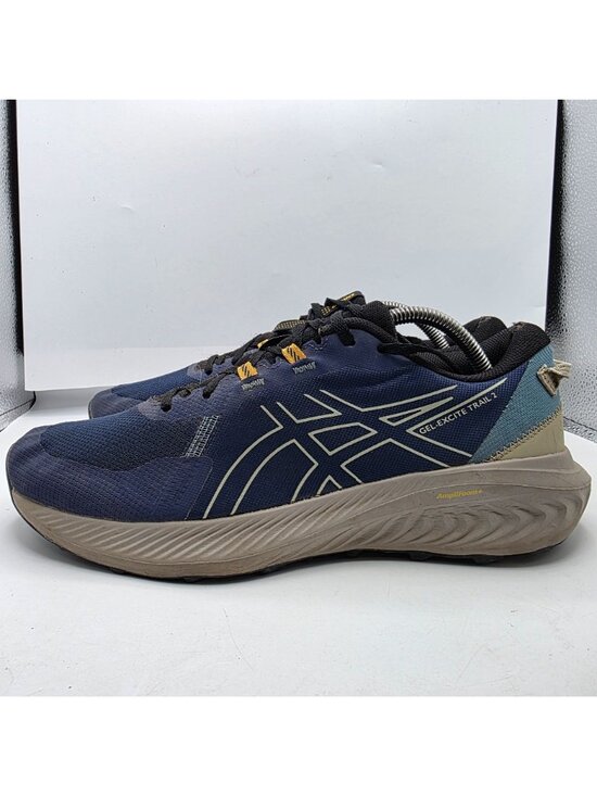 Asics Gel-Excite Trail 2 Mens 10.5 Deep Ocean Dried Leaf Green Running Shoes